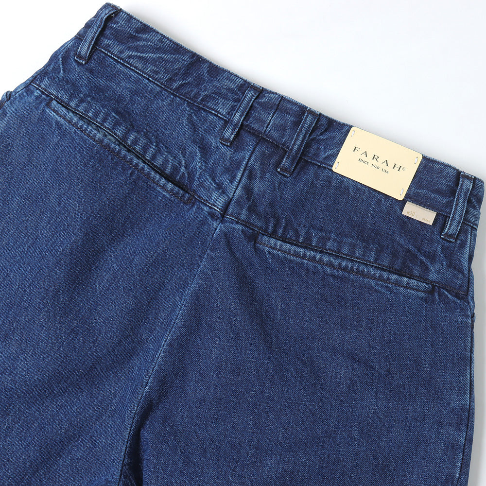 Two-tuck Wide Shorts(デニム)