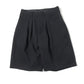 Two-tuck Wide Shorts (T/R Hopsack)