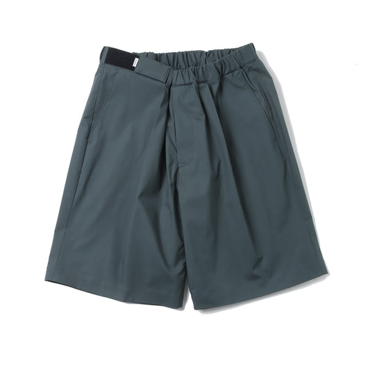 Stretch Typewriter Wide Chef Shorts DARK SLATE