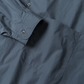 Broad L/S Oversized Band Collar Shirt SLATE