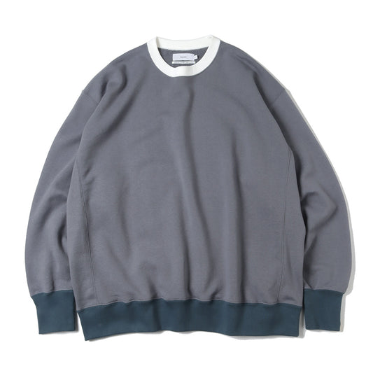 LOOPWHEELER for Graphpaper Classic Crew Neck Sweat GRAY WALL