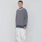 LOOPWHEELER for Graphpaper Classic Crew Neck Sweat GRAY WALL