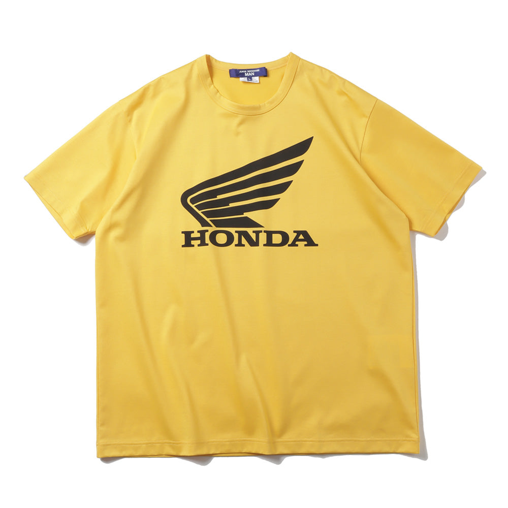 綿度詰め天竺 プリント HONDA T018