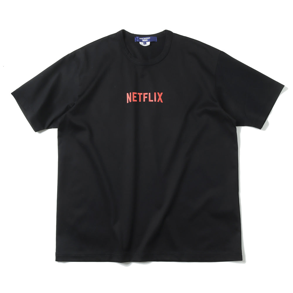 綿度詰め天竺 プリント NETFLIX T020