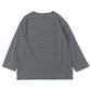 Hard Twisted Border Jersey Boatneck L/S Tee