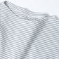 Hard Twisted Border Jersey Boatneck L/S Tee
