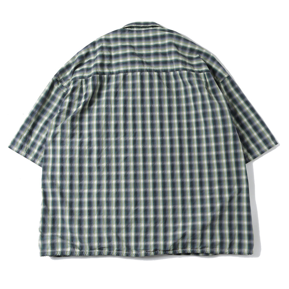 Open Collar Wind H/S Shirt