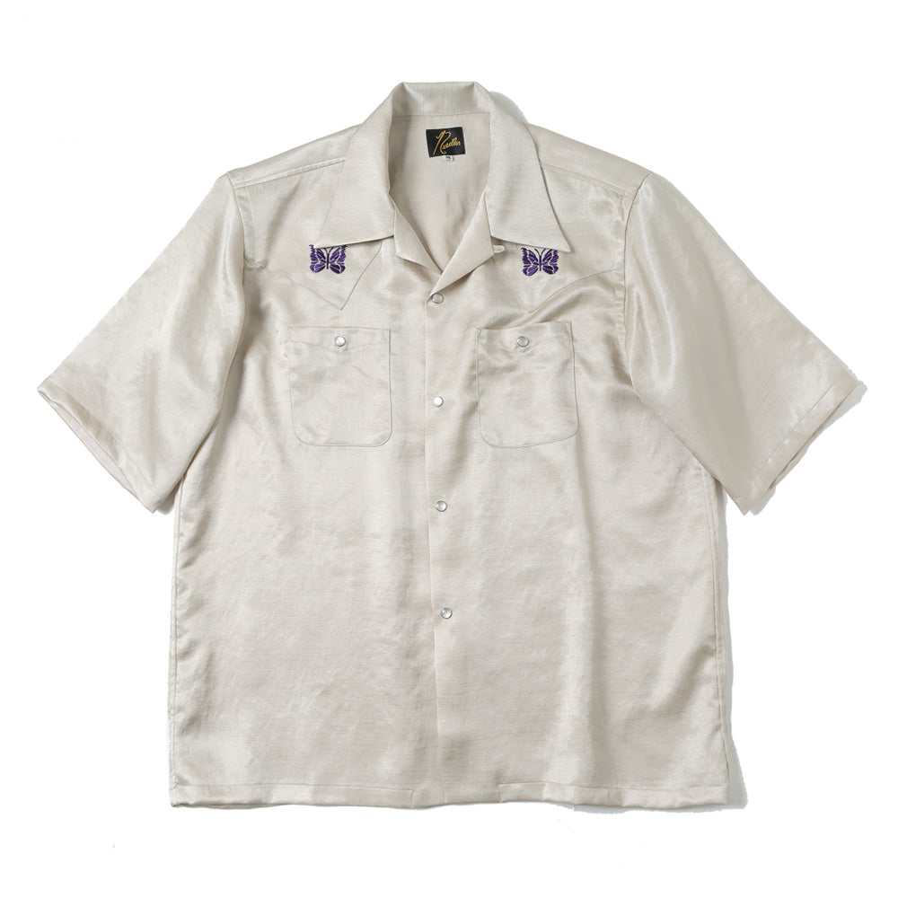S/S Cowboy One-Up Shirt - Poly Slub Sateen
