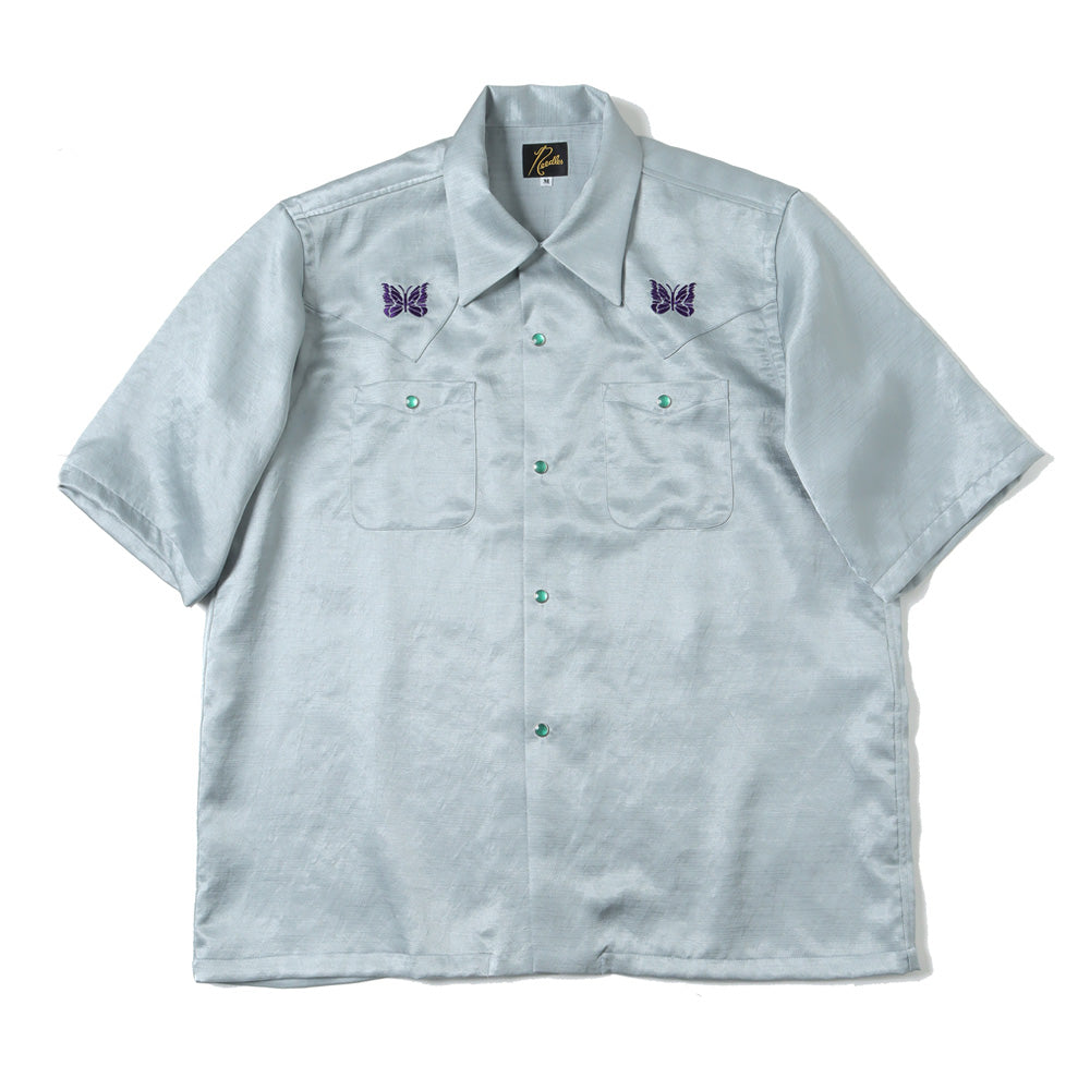 S/S Cowboy One-Up Shirt - Poly Slub Sateen