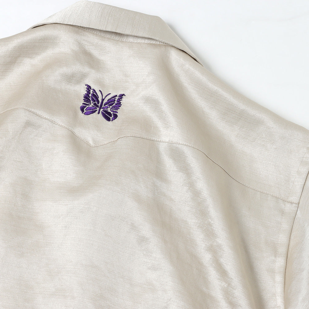 S/S Cowboy One-Up Shirt - Poly Slub Sateen