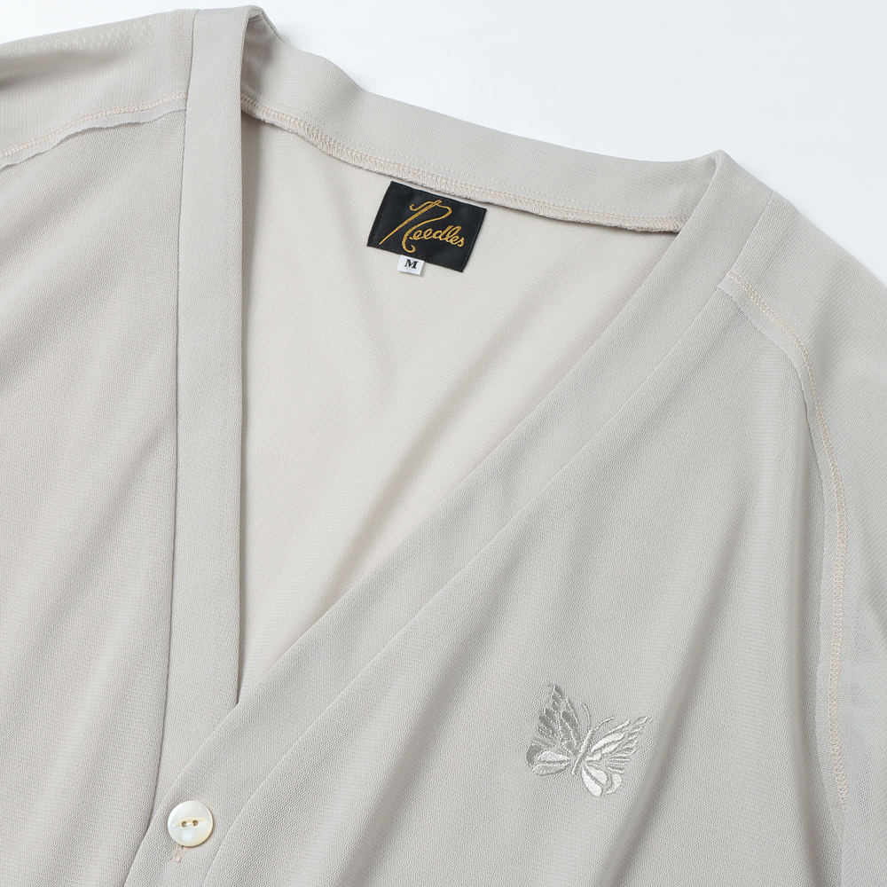 NEEDLES(ニードルズ)V Neck Cardigan - Poly Mesh (MR309