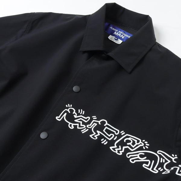 ナイロンツイルラミネートプリント Keith Haring J020