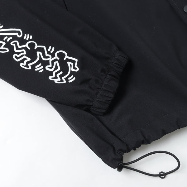 ナイロンツイルラミネートプリント Keith Haring J020