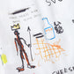 綿ブロードプリント Jean-Michel Basquiat B012