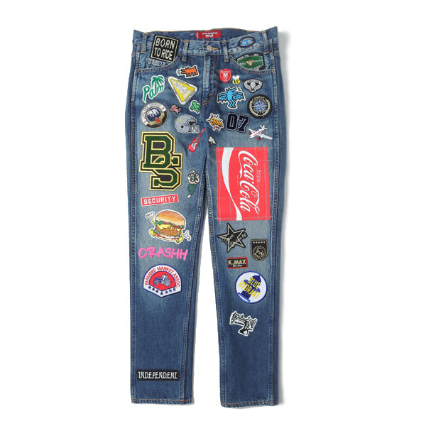 綿デニムアップリケ Levi's Wネーム Keith Haring P207