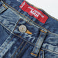 Cotton denim applique Levi's double name Keith Haring P207
