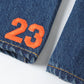Cotton denim applique Levi's double name Keith Haring P207