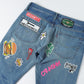 綿セルヴィッチデニム Levi's Wネーム Andy Warhol P211