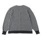 V Neck Cardigan - Houndstooth