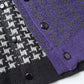 V Neck Cardigan - Houndstooth