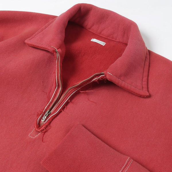 売筋品 A.PRESSE Vintage Half Zip Sweatshirt23ss メンズ | gatari.co.jp