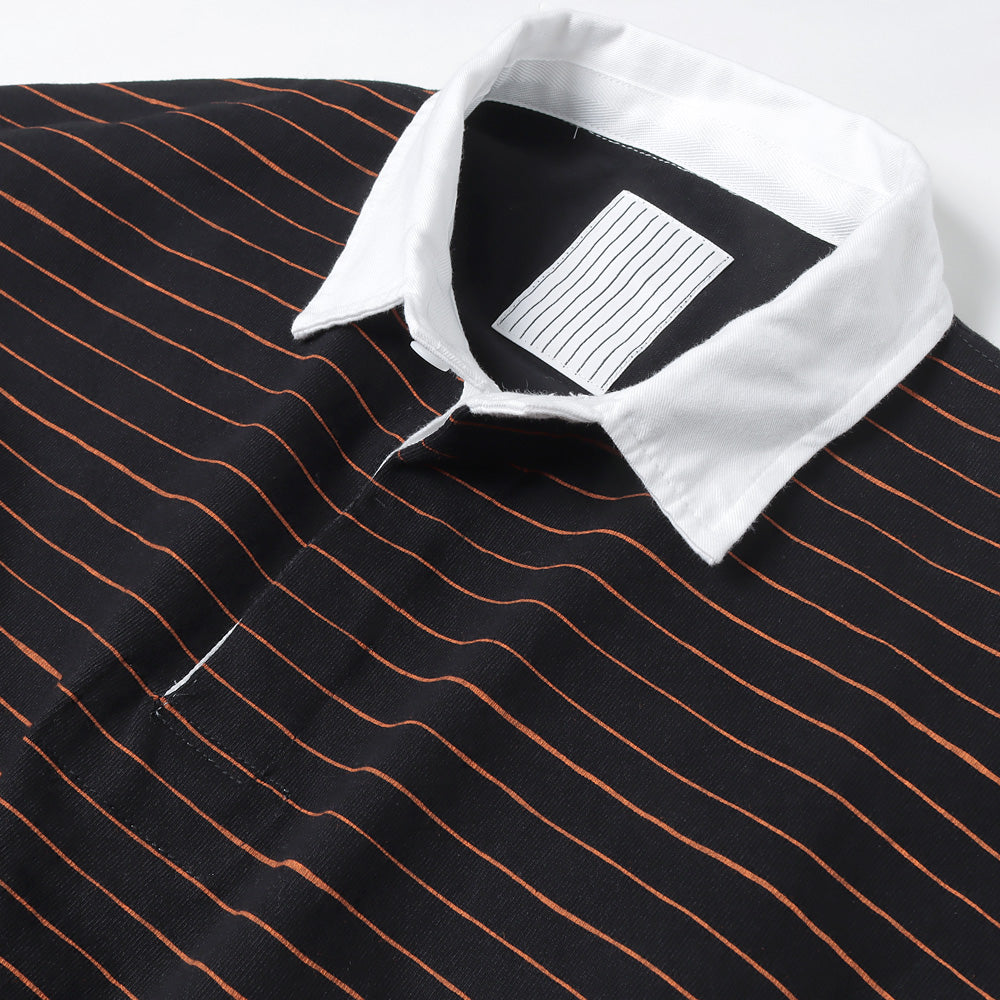 SIDE STRIPES RUGBY SHIRT