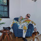 DW-PAJAMA SH/WORLD MAP/WHITE