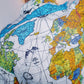 DW-PAJAMA SH/WORLD MAP/WHITE