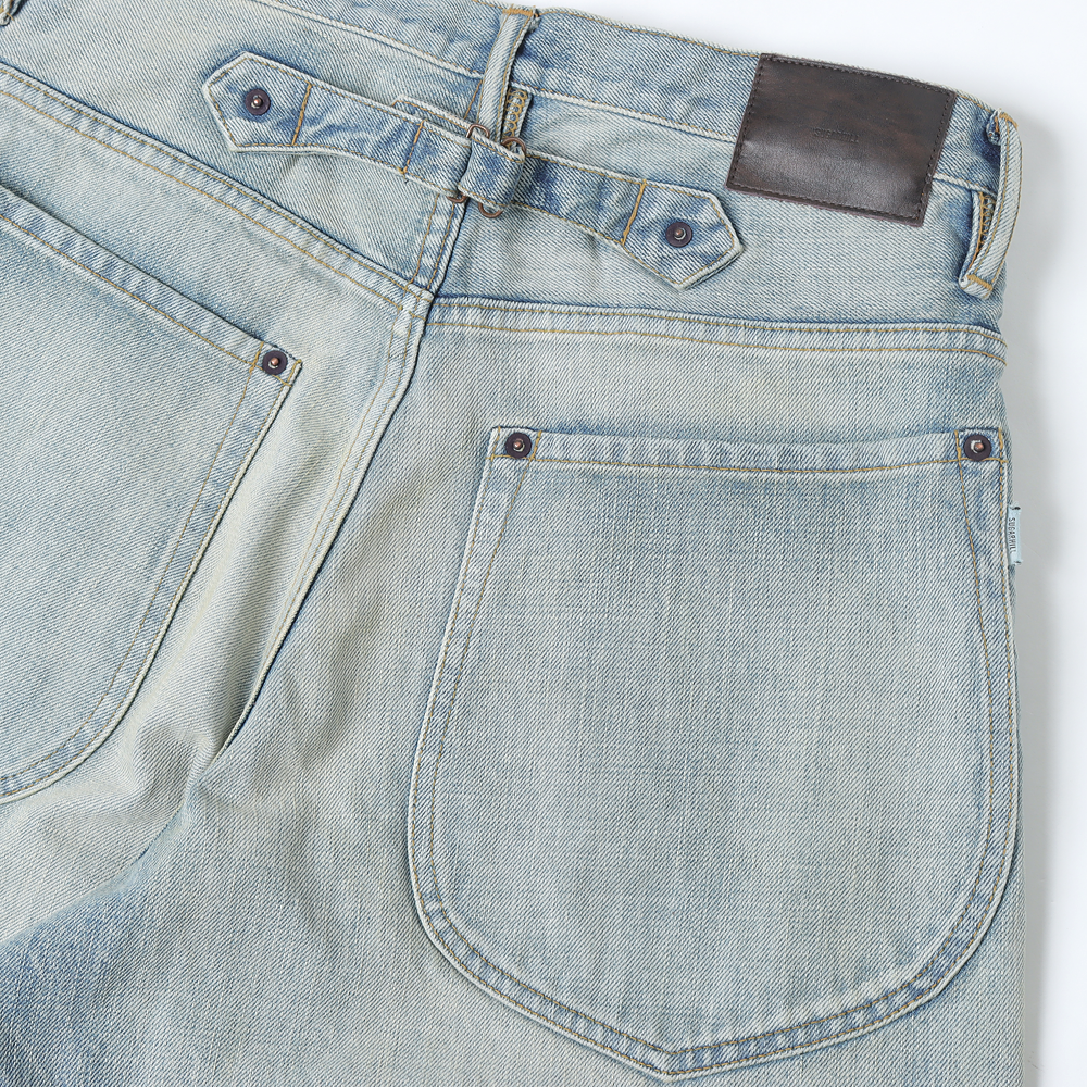 FADED CLASSIC DENIM PANTS