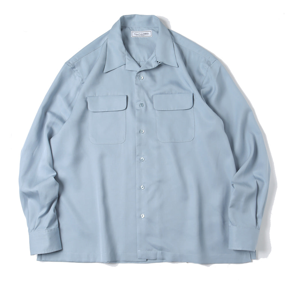 OPEN COLLAR L/S SHIRT